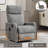 Heat Massage Manual Recliner Chair With Rocker And Swivel In Fabric For Living Room-1326668274