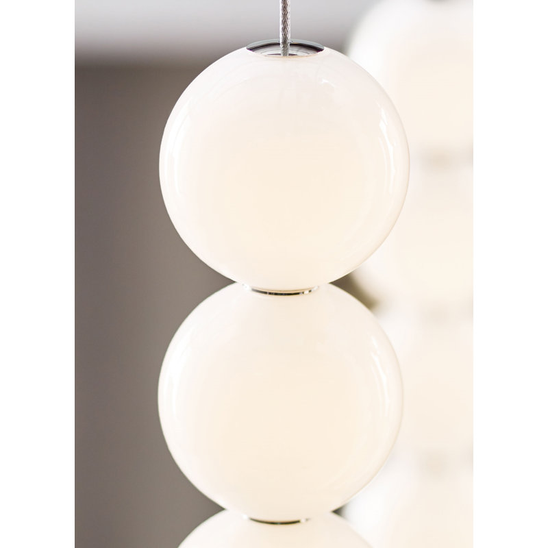 Orbet 9 - Light LED Pendant, Polished Nickel