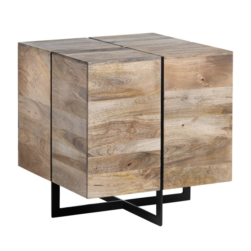 Samson 22" W Mango Solid Wood End Table
