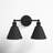 Kera 2 - Light Dimmable Vanity Light in Matte Black-1632972939