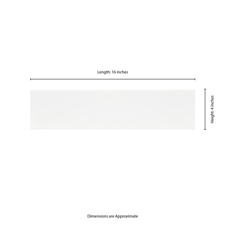Carrelage mural 4 po x 16 po Illume Cloud