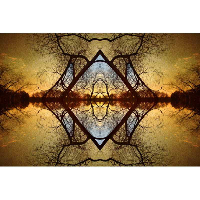 Late Autumn Sunset by GeorgePeters - No Frame Art Prints on Canvas, 30cm H x 46cm W