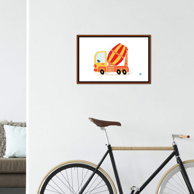 Cement Mixer - impression d'art graphique