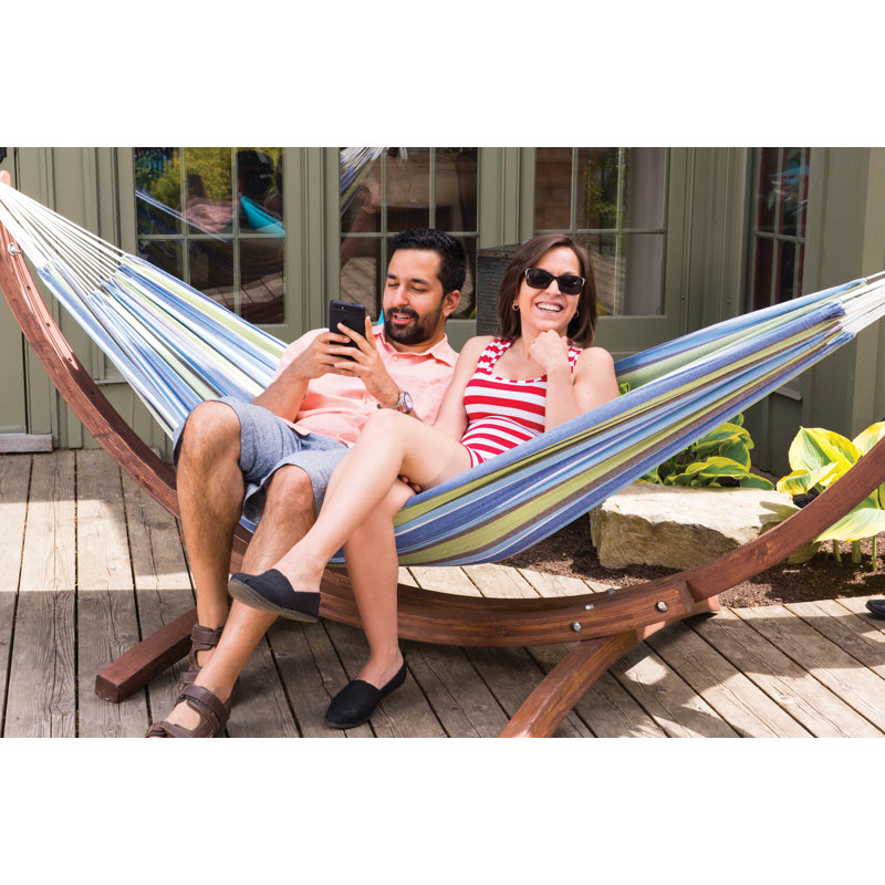 Natalia Double Hammock with Stand, Oasis