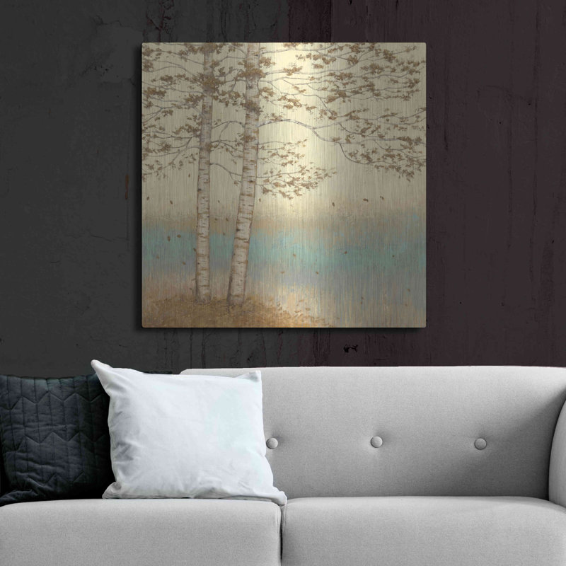 «Golden Birch I» par James Wiens, H 12 po x l 12 po