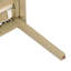 Chaises de salle à manger en bois d'acacia avec corde tissée et coussins hydrofuges Solyn-129595350