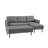 Fabric Right Facing Sectional Sofa Bed-1888762799