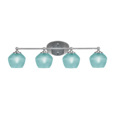 Barre d'éclairage de salle de bain 4 lumières Sheffield