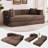 78.8" Modern Convertible Chaise Lounge Sofa Bed, 2-in-1 Sleeper with Removable Pillow-1250029624