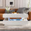 High-Gloss Finish Coffee Table with 2 Drawers and Lift-Top-114364932