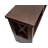Decorative Coat Rack and Storage Accent Rack in Espresso