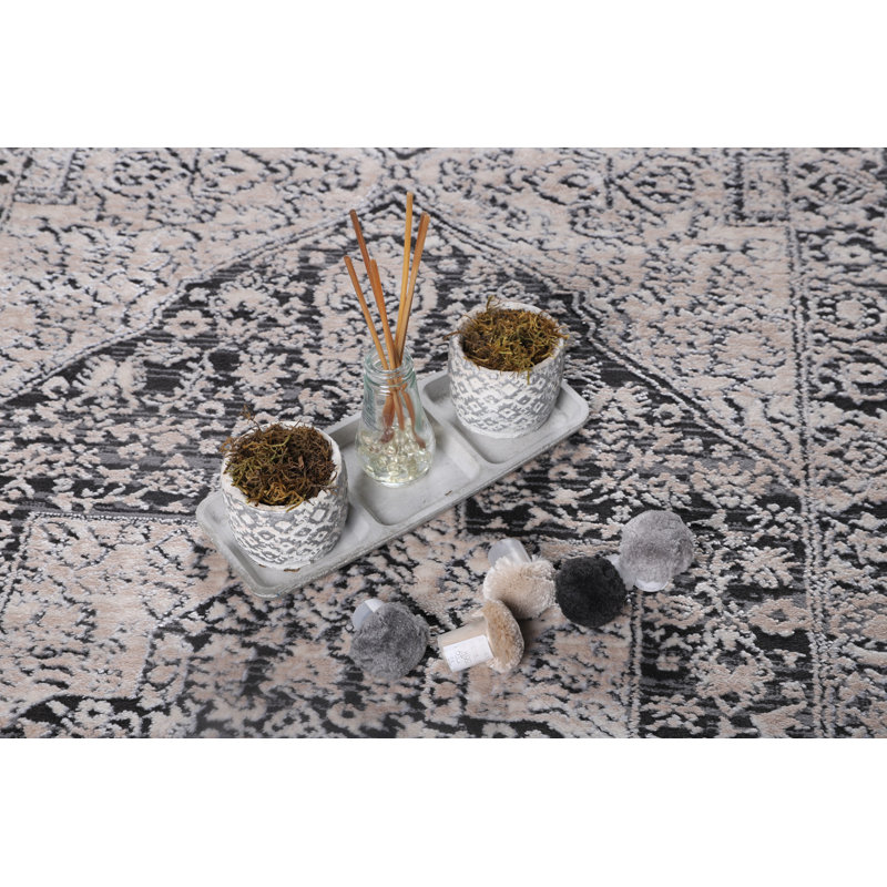 Tapis abstrait MDA Rugs, Rectangle 5 pi 2 po x 7 pi 5 po