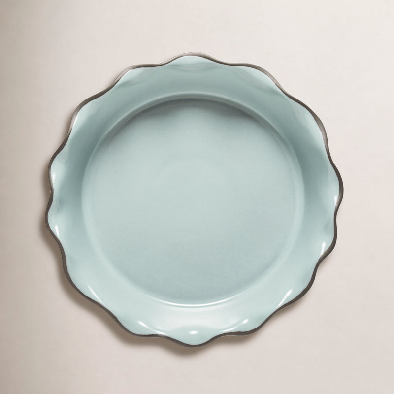 Costa Nova Stoneware Pie Pan, Sky