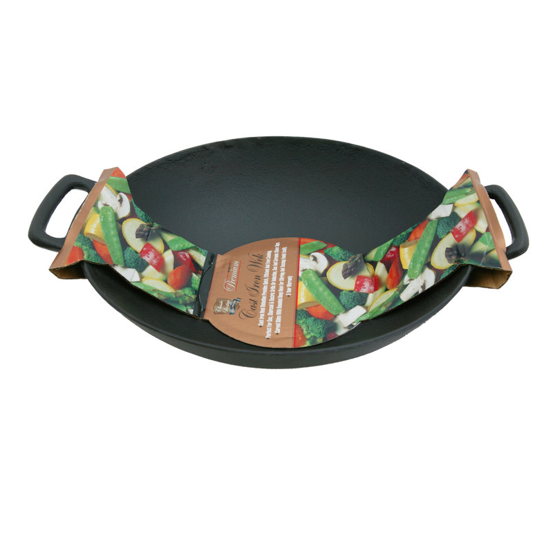Mr. Bar-B-Q Classic Prestige Cast Iron Wok