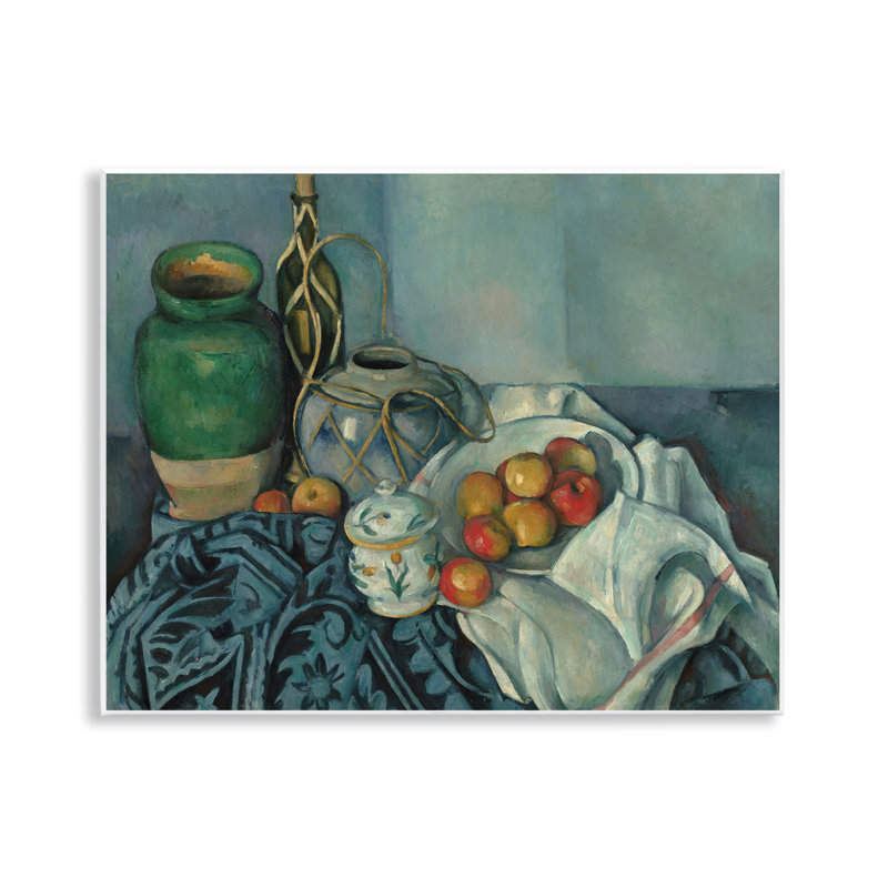 "Classic Cezanne Apples Still Life", art mural par one1000paintings