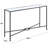 Markley Forged Metal Rectangle Console Table-1389919453