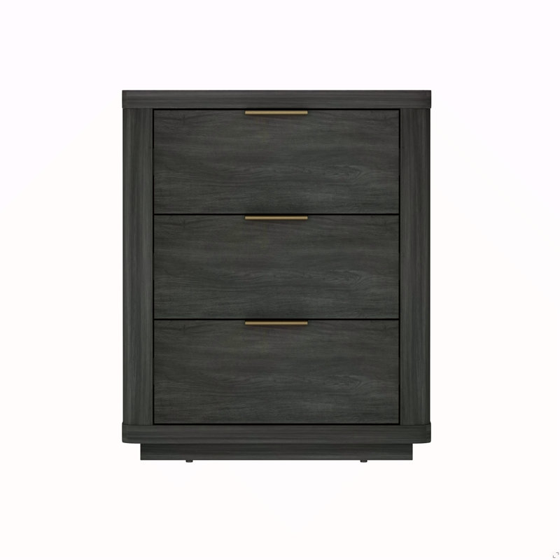 Table de chevet gris anthracite