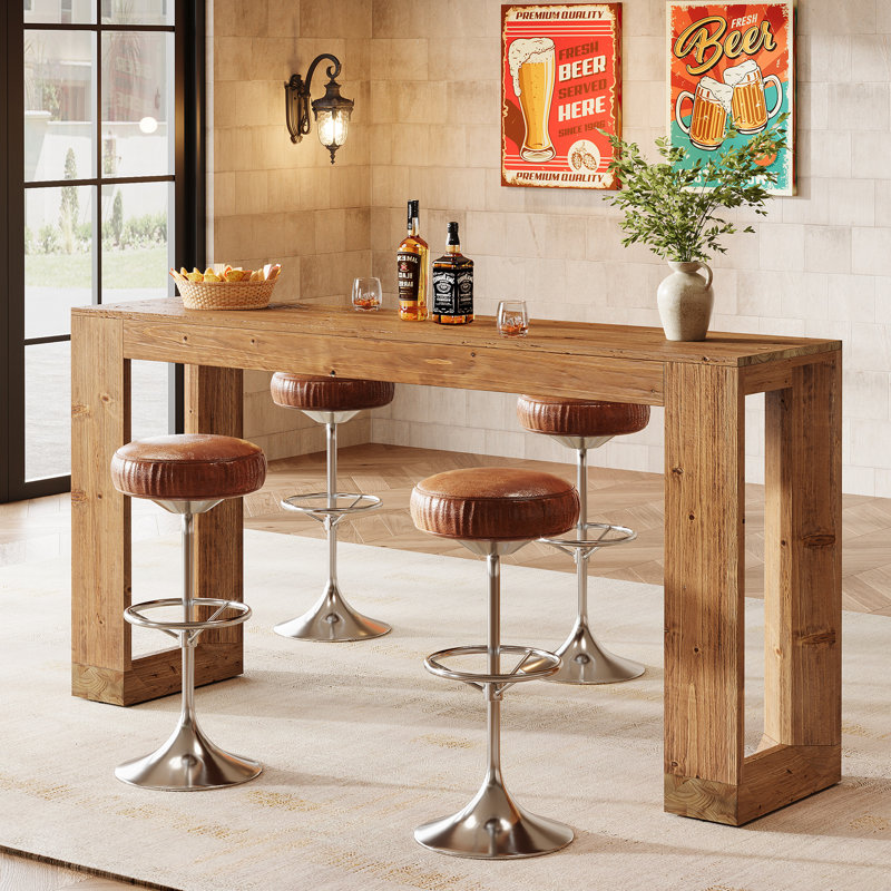 160cm Solid Wood Home Bar