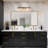 4-Light Dimmable Modern Brass Vanity Light