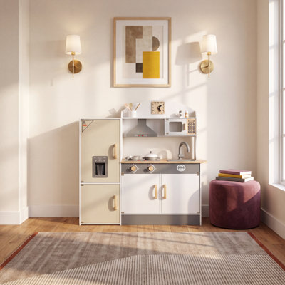 Wooden Play Kitchen Set