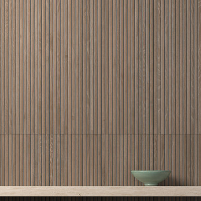 Bosco Fluted Wall Tile, Roble