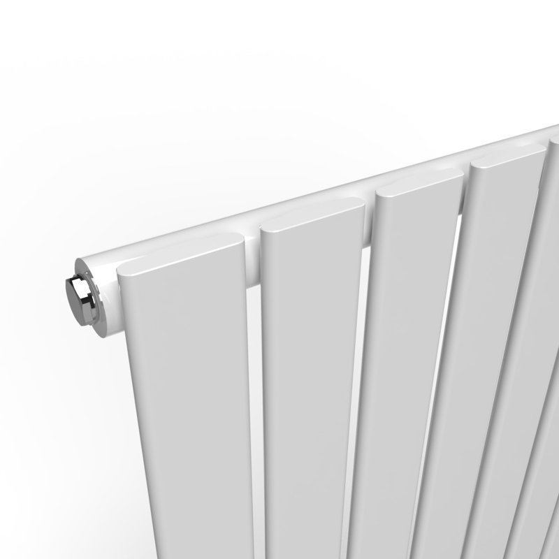 Designer Radiator, White, 23cm H x 30cm W x 3cm D