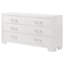Commode 6 tiroirs Polk Snow White