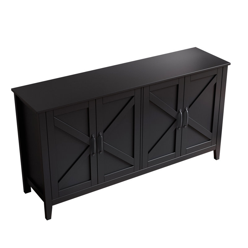 Ayfer 59.06'' Console Table, Black