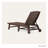 Lakeside POLYWOOD Nautical Chaise with Wheels-9706105