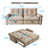 77-Inch Convertible Down Sofa Bed, Featuring A 2-In-1 Design For Both Seating And Sleeping. Crafted From Modern Velvet Fabric, It's Suitable For Living Rooms, Bedrooms, And Apartment Spaces.-2126391542