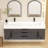 Jessica 60'' Wall-Mounted Single Bathroom Vanity-196845490