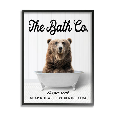 " Vintage Bath Ad Bear "