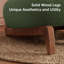 Modern Sherpa Sofa with Wood Wedge Legs-1362081549
