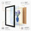 Iris Arrangement Botanical - Framed Print-1096494439-1096494441