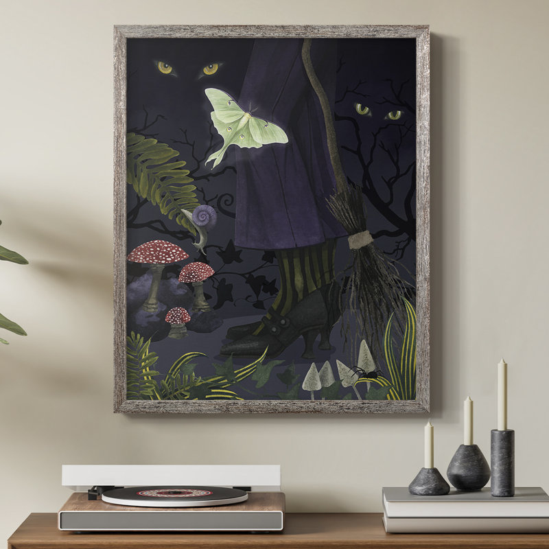 Hallowed Forest II Framed Print - Solid Wood, 11" H x 9" W