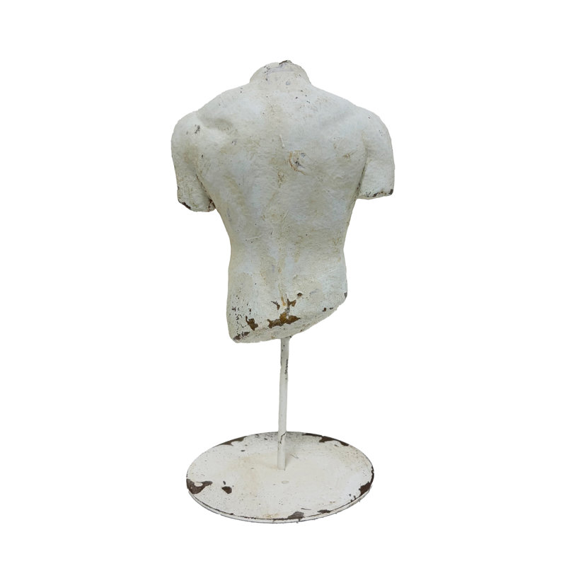 Décorations artistiques vintage en sculpture de corps humain, 10.05" H x 5.12" W x 4.13" D, 1