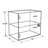 Acrylic Lockbox Countertop Display Case 14" wide