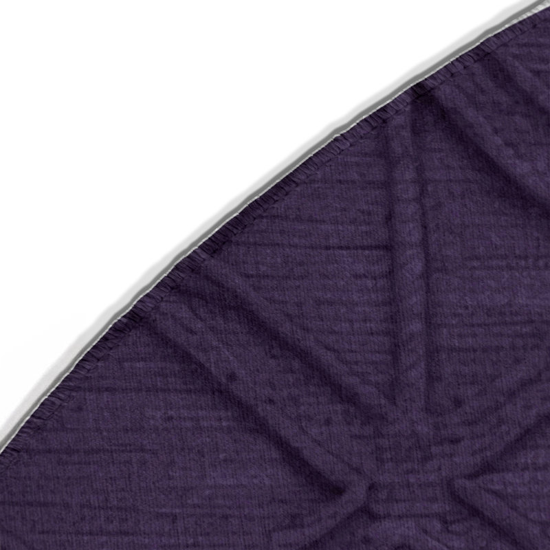 Tapis mauve intérieur et extérieur Trellis, Rond 5 pi