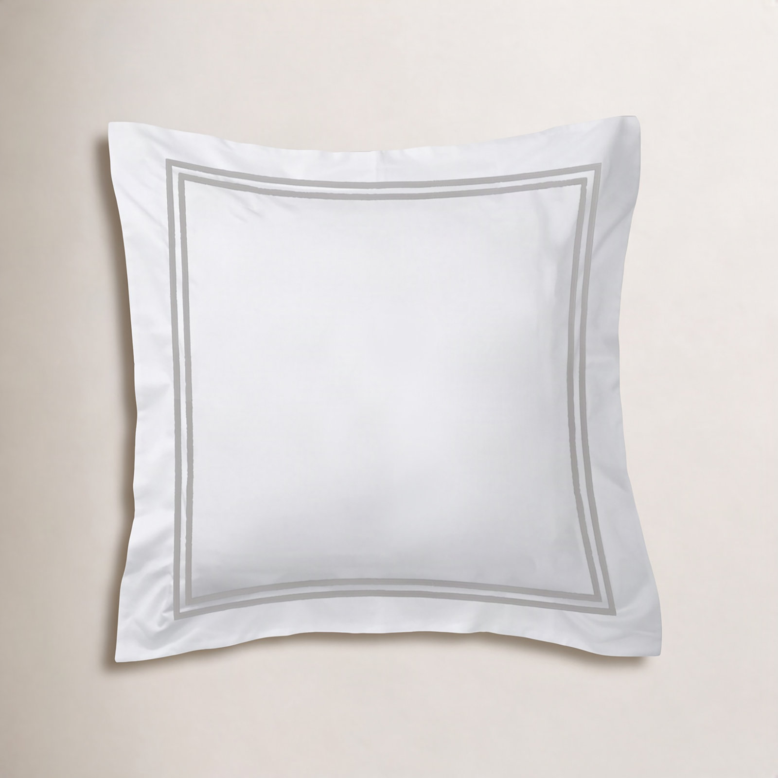 Benita Cotton Shams, Gray