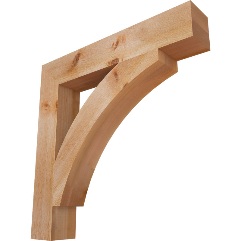 Support de bloc Thorton, H 36 po x l 6 po x P 36 po, Cèdre rouge de l'Ouest (scié brut)