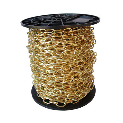 Decorative Solid Standard Link Fixture Chain or Chain Break (164 feet)