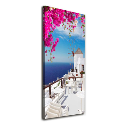 Santorini Greece - Wrapped Canvas Print