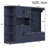 Hall Tree with storage and 4 hooks, storage cabinet-1987364901