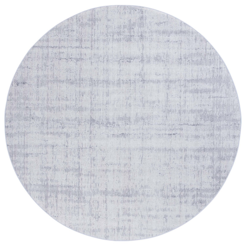 Tacoma Performance Machine Washable Abstract Rug, Square 6'