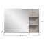 Payeton Rectangle Wall Mirror with Shelves