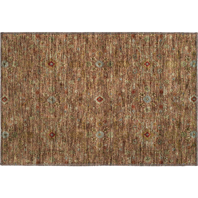 Premium Machine Washable Ducote AMF1130 Global Rug
