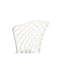 Mobilier de patio extérieur en aluminium coulé 3 pièces - antirouille 2 chaises et 1 table en blanc de conception classique pour le jardin, assemblage simple requis à l'extérieur, conception de cour arrière