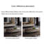 Table basse moderne en bois massif ovale-723299341