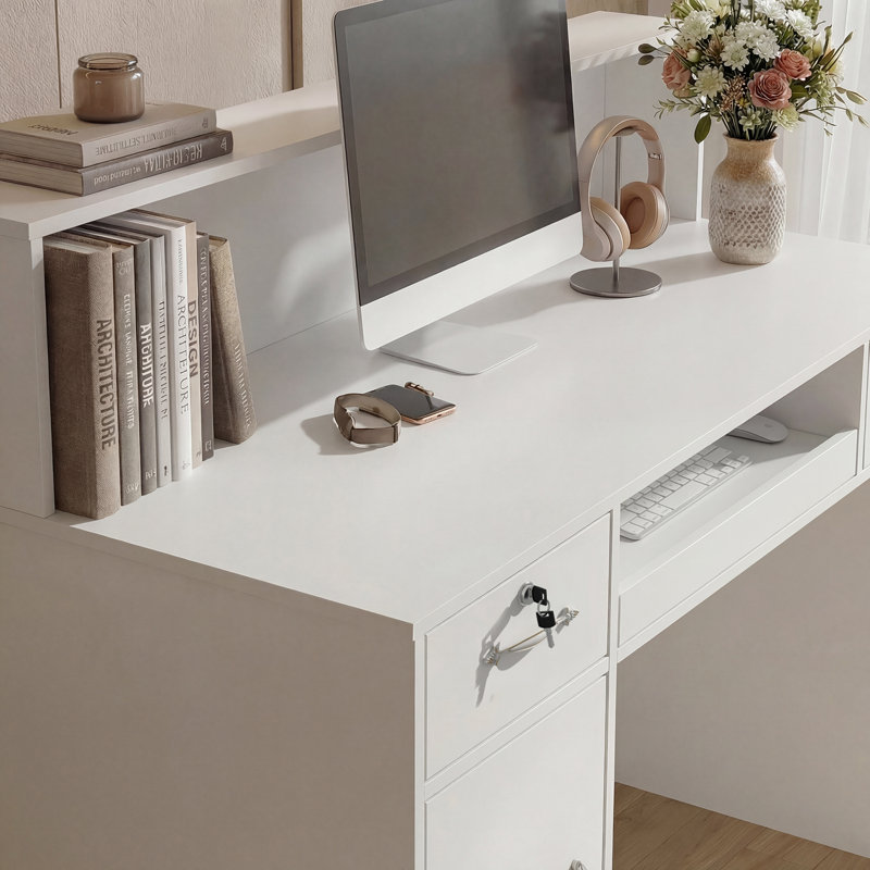Locakable Reception Desk With LED Lights