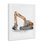 Art de travail sur toile orange, par Christine Simpson